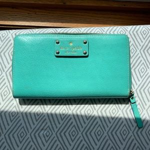 Kate Spade teal wallet